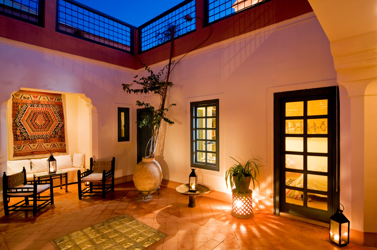 Riyad el Cadi, Marrakech, Morocco. Photo by Alan Keohane www.still-images.net